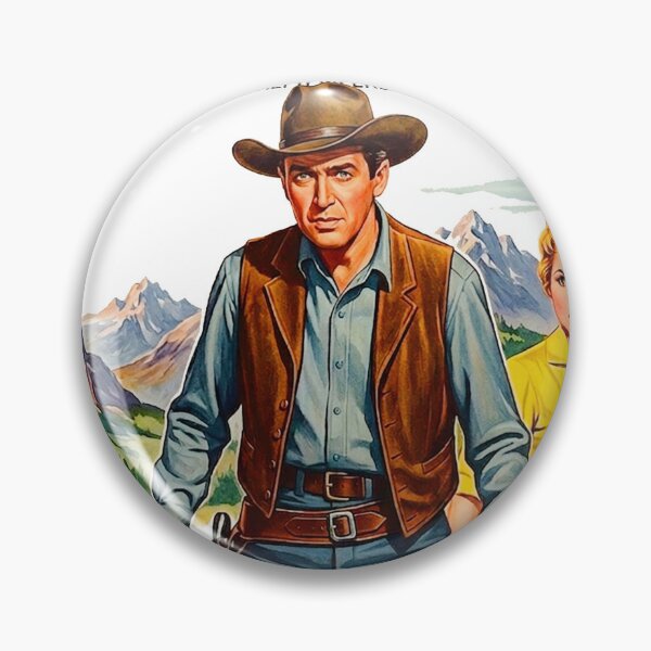 Item preview, The Naked Spur Vintage Western Poster Art | Classic James Stewart Inspired Retro Movie Design designed and sold by Mahilis.