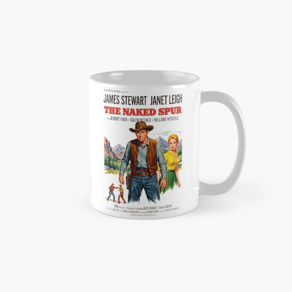 Item preview, The Naked Spur Vintage Western Poster Art | Classic James Stewart Inspired Retro Movie Design designed and sold by Mahilis.
