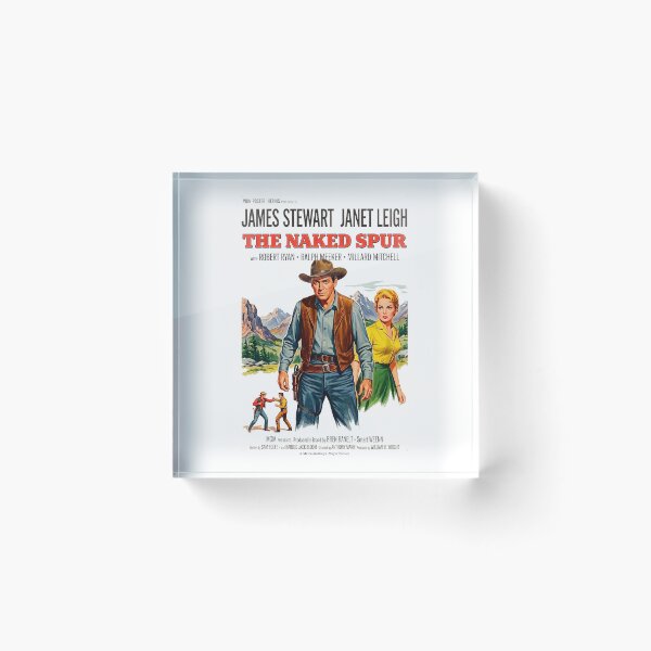 Item preview, The Naked Spur Vintage Western Poster Art | Classic James Stewart Inspired Retro Movie Design designed and sold by Mahilis.