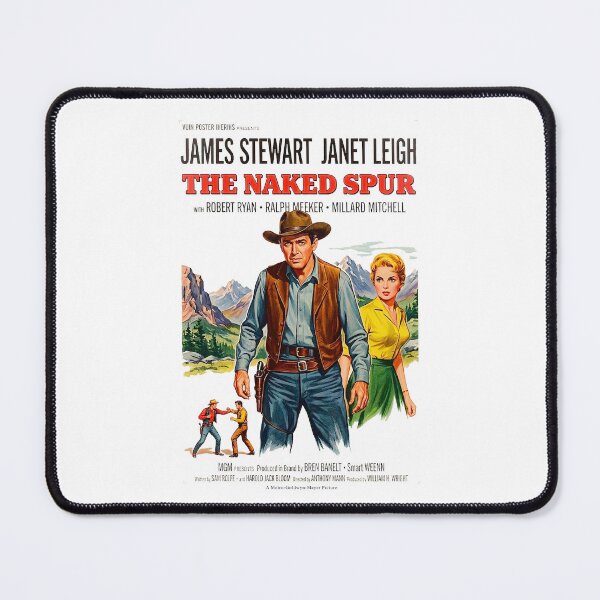 Item preview, The Naked Spur Vintage Western Poster Art | Classic James Stewart Inspired Retro Movie Design designed and sold by Mahilis.