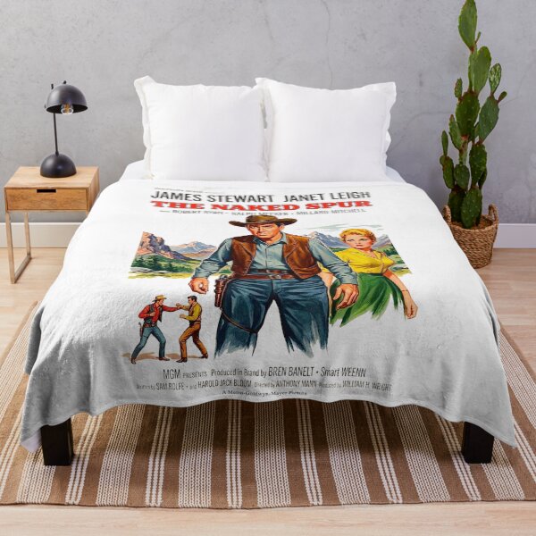 Item preview, The Naked Spur Vintage Western Poster Art | Classic James Stewart Inspired Retro Movie Design designed and sold by Mahilis.