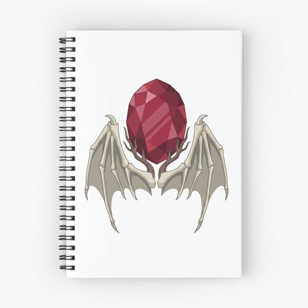 Item preview, Dark Fantasy Ruby Egg | Gothic Bone Wings Artifact designed and sold by Dzblack.