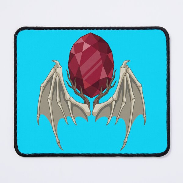 Item preview, Dark Fantasy Ruby Egg | Gothic Bone Wings Artifact designed and sold by Dzblack.