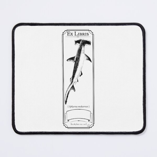Item preview, Bookplate / Bookmark - Hammerhead Shark designed and sold by dJosh's Other Stuff.
