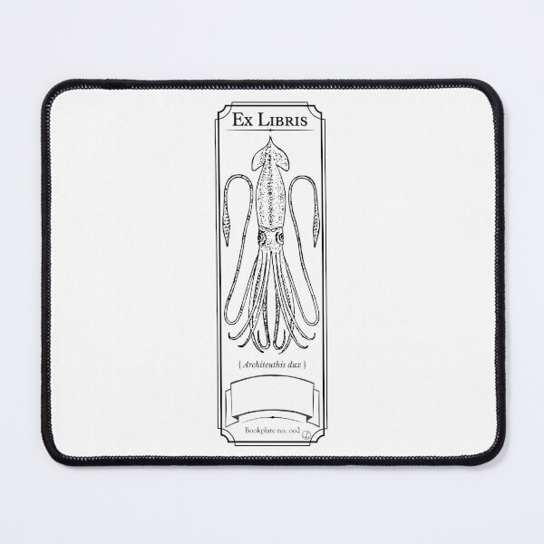 Item preview, Bookplate / Bookmark - Giant Squid (version 3) designed and sold by dJosh's Other Stuff.