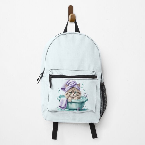 Item preview, Cute Kitten Taking a Bubble Bath designed and sold by SweetLilith.
