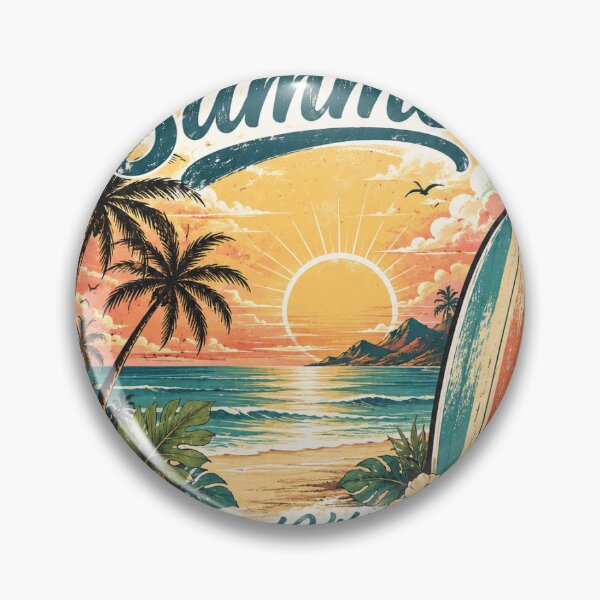 Item preview, Endless Summer | Good Vibes Salty Hair Sun Kissed Retro Beach Graphic Tee designed and sold by Genesis-Ink.