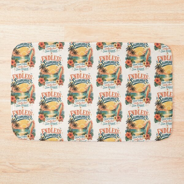 Item preview, Endless Summer | Good Vibes Salty Hair Sun Kissed Retro Beach Graphic Tee designed and sold by Genesis-Ink.