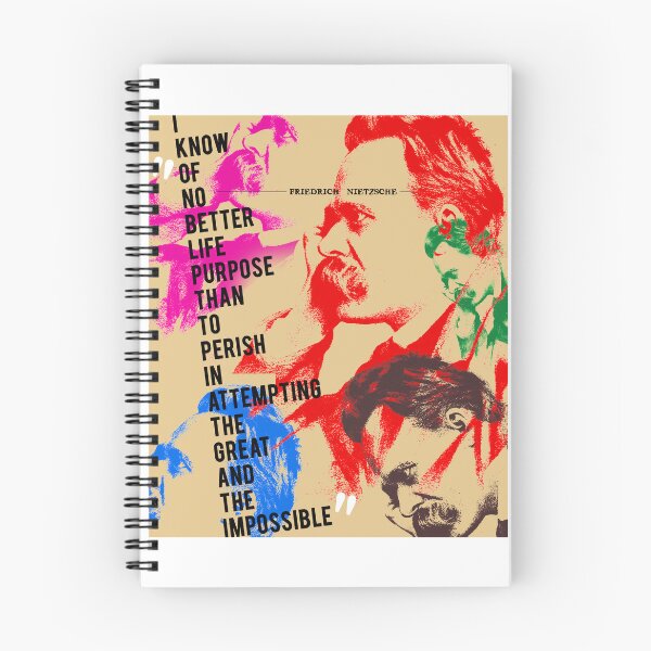 Item preview, Copy of Friedrich Nietzsche Quote on Attempting the Great and the Impossible No3 designed and sold by pahleeloola.