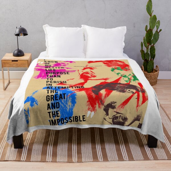 Item preview, Copy of Friedrich Nietzsche Quote on Attempting the Great and the Impossible No3 designed and sold by pahleeloola.