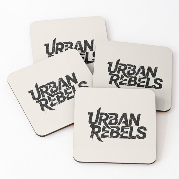 Item preview, Urban Rebels Distressed Interlocking Streetwear Logo designed and sold by DigitalArtx-com.
