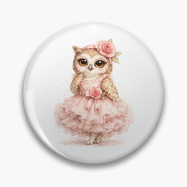 Item preview, A cute watercolor style owl lady designed and sold by lafataviola.