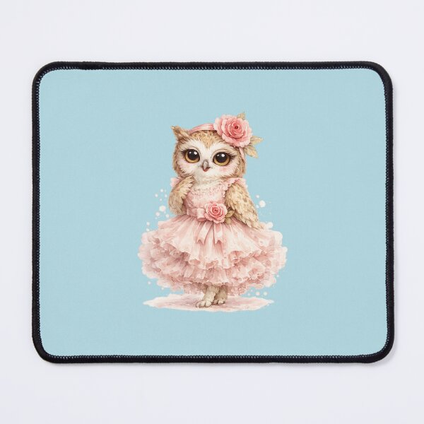 Item preview, A cute watercolor style owl lady designed and sold by lafataviola.