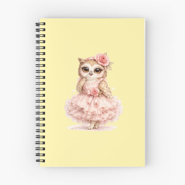 Item preview, A cute watercolor style owl lady designed and sold by lafataviola.