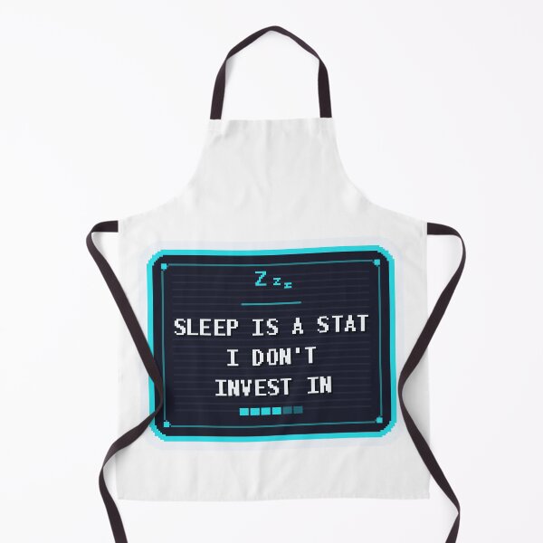 Item preview, Sleep Is a Stat I Don't Invest In — Funny Gamer Sticker designed and sold by One More Run.