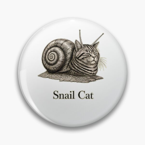 Item preview, Snail Cat Meme designed and sold by bobcatmarty.