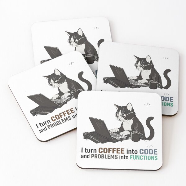 Artikelvorschau, Ich verwandle Kaffee in Programmiercode – Computergeschenk entworfen und verkauft von Studio_21.