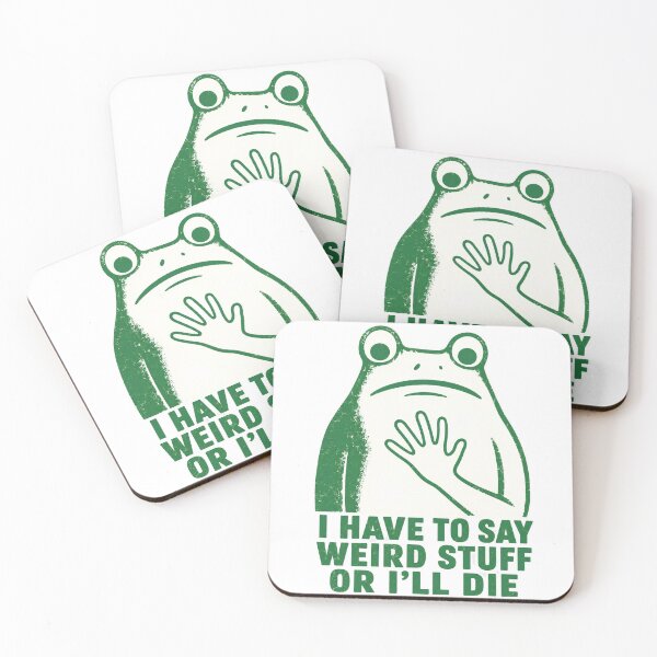 Artikelvorschau, Ich muss komische Sachen sagen, sonst sterbe ich. Frosch entworfen und verkauft von bobcatmarty.