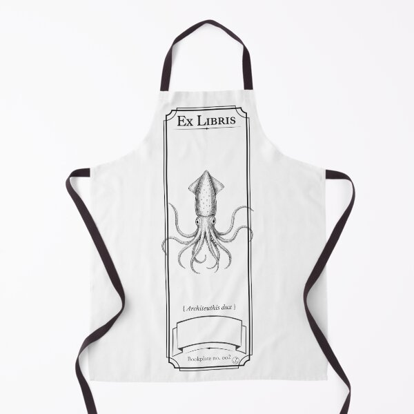 Item preview, Bookplate / Bookmark - Giant Squid (version 2) designed and sold by dJosh's Other Stuff.