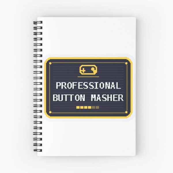 Item preview, Professional Button Masher — Funny Gamer Sticker designed and sold by One More Run.