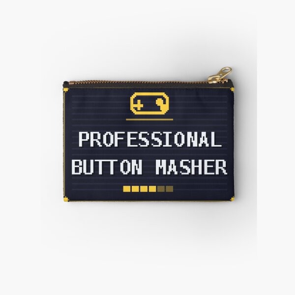 Item preview, Professional Button Masher — Funny Gamer Sticker designed and sold by One More Run.