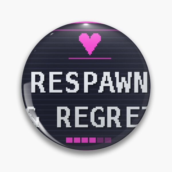 Item preview, Respawn and Regret — Funny Gamer Sticker designed and sold by One More Run.