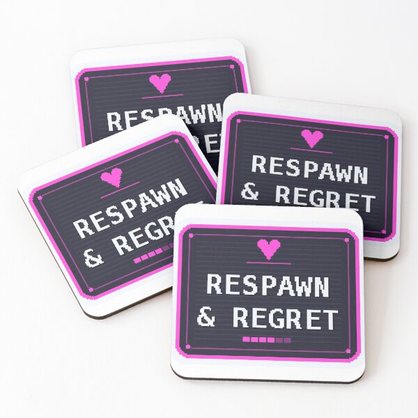 Item preview, Respawn and Regret — Funny Gamer Sticker designed and sold by One More Run.