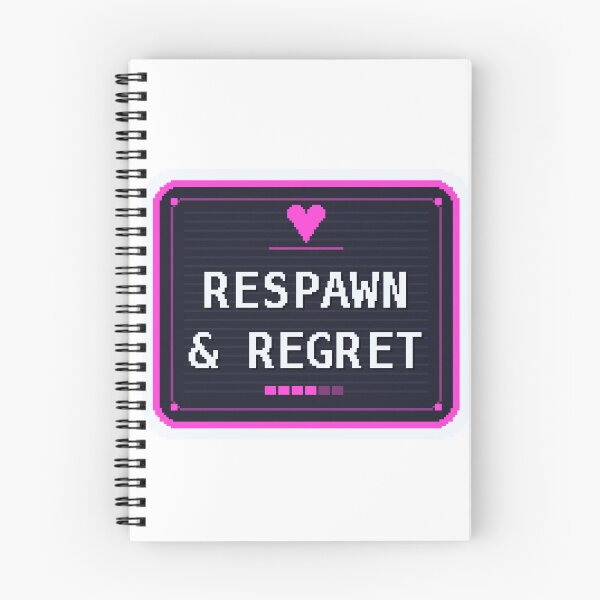 Item preview, Respawn and Regret — Funny Gamer Sticker designed and sold by One More Run.