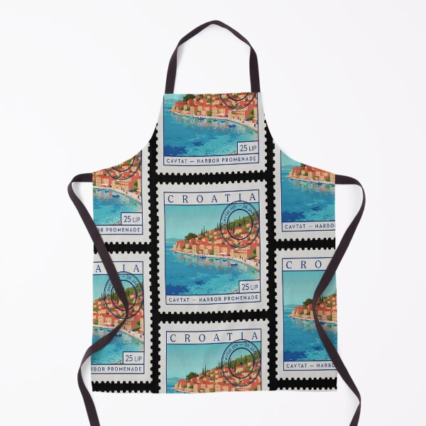 Item preview, Cavtat Croatia Adriatic Harbor Postage Stamp Sticker designed and sold by stickercuffs.
