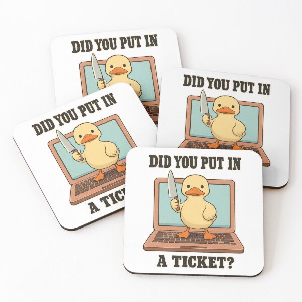 Item preview, DID YOU PUT IN A TICKET? funny duck designed and sold by bobcatmarty.