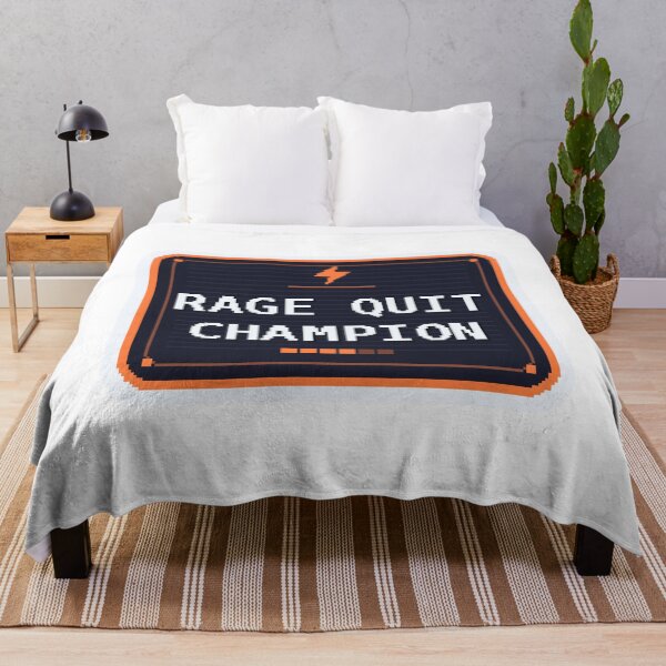 Item preview, Rage Quit Champion — Funny Gamer Sticker designed and sold by One More Run.