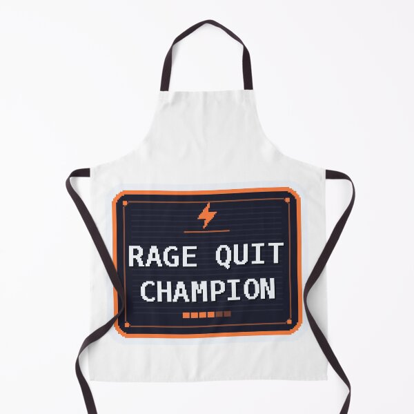 Item preview, Rage Quit Champion — Funny Gamer Sticker designed and sold by One More Run.