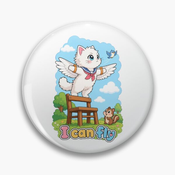 Item preview, Flying cat designed and sold by Kitty-and-Cat.