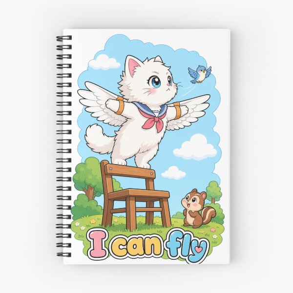 Item preview, Flying cat designed and sold by Kitty-and-Cat.