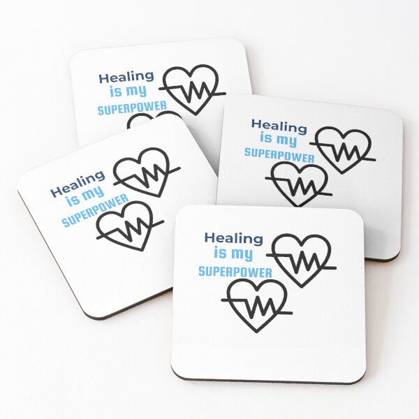 Item preview, Healing Is My Superpower | Healthcare Sticker designed and sold by Gravixa.