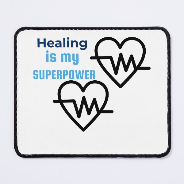Item preview, Healing Is My Superpower | Healthcare Sticker designed and sold by Gravixa.