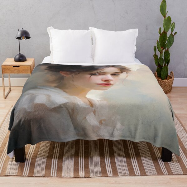 Item preview, Impressionist Portrait of a Victorian-Inspired Woman designed and sold by AniDragonfly.