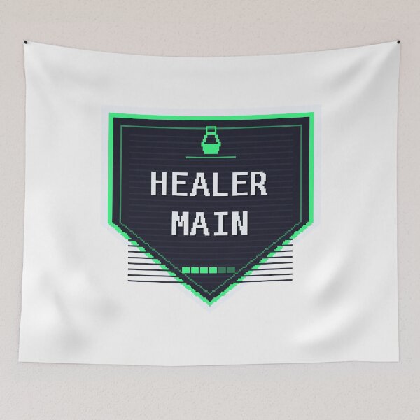 Item preview, Healer Main — Funny Gamer Class Sticker designed and sold by One More Run.