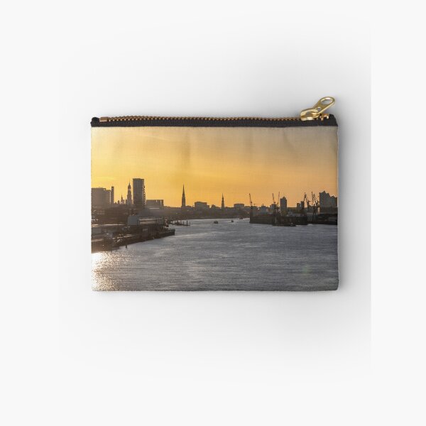 Item preview, Sunrise Over Port of Hamburg, Germany's Iconic Harbor designed and sold by jrtwynam.