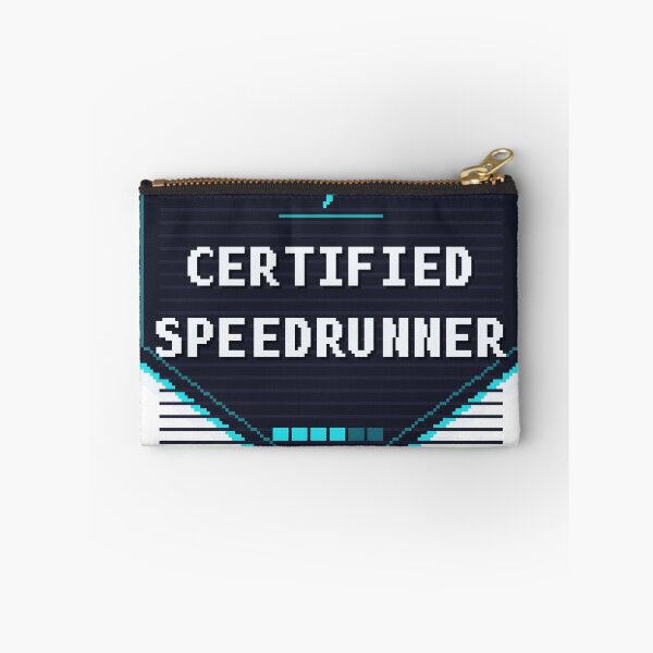 Item preview, Certified Speedrunner — Funny Gamer Sticker designed and sold by One More Run.
