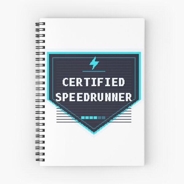 Item preview, Certified Speedrunner — Funny Gamer Sticker designed and sold by One More Run.
