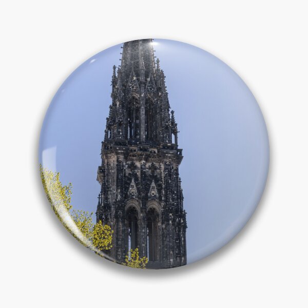 Item preview, Spire of St. Nikolai Memorial in Springtime, Hamburg designed and sold by jrtwynam.