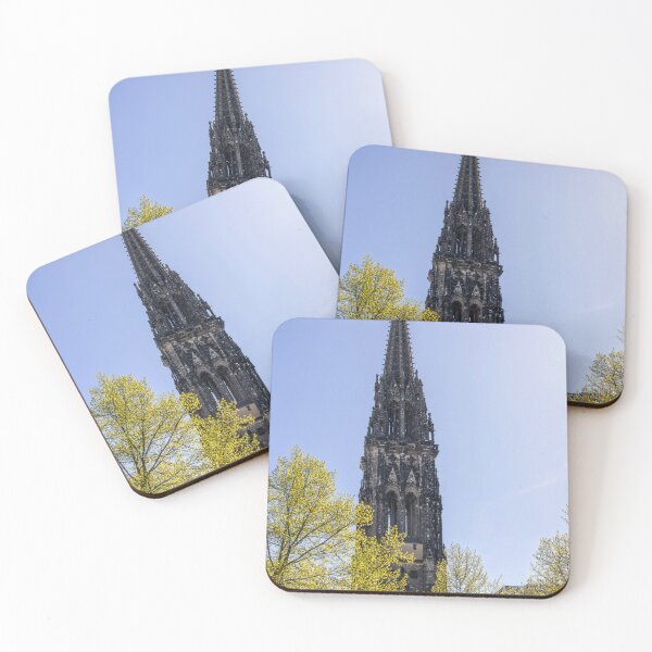 Item preview, Spire of St. Nikolai Memorial in Springtime, Hamburg designed and sold by jrtwynam.