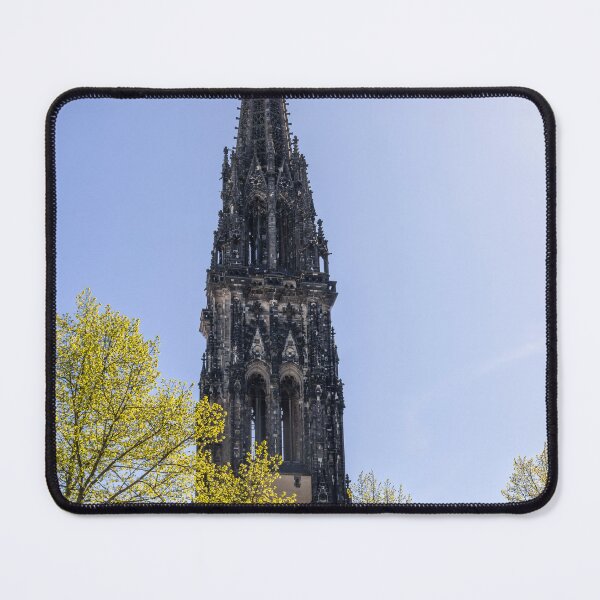 Item preview, Spire of St. Nikolai Memorial in Springtime, Hamburg designed and sold by jrtwynam.
