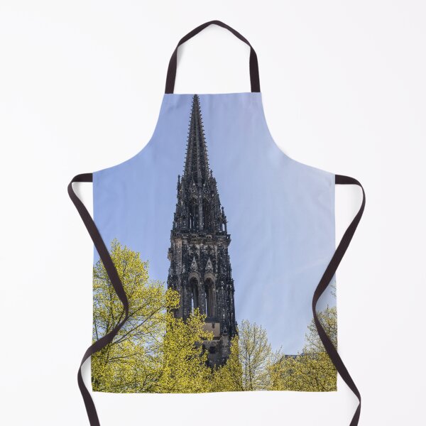 Item preview, Spire of St. Nikolai Memorial in Springtime, Hamburg designed and sold by jrtwynam.