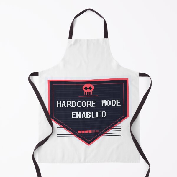 Item preview, Hardcore Mode Enabled — Funny Gamer Sticker designed and sold by One More Run.