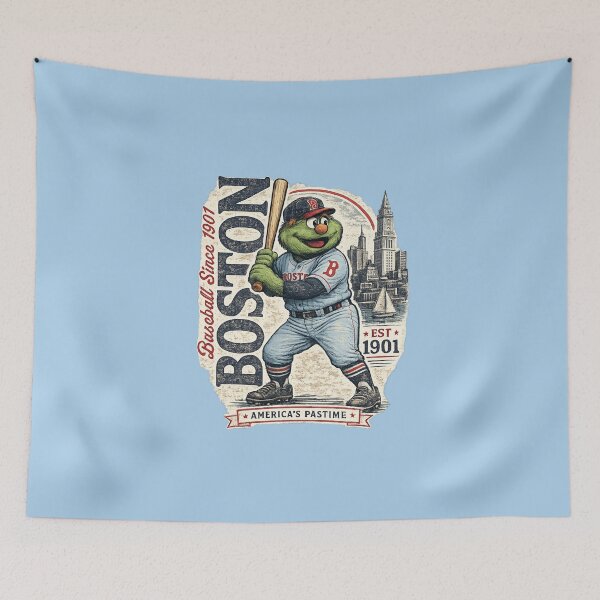 Artikelvorschau, Vintage Boston Baseball, Retro Beantown Baseball Art, Historisches Baseball-T-Shirt entworfen und verkauft von GhostDawgs.