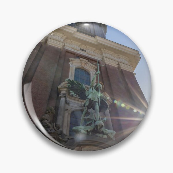 Item preview, St. Michael's Church Facade with Sunburst, Hamburg designed and sold by jrtwynam.