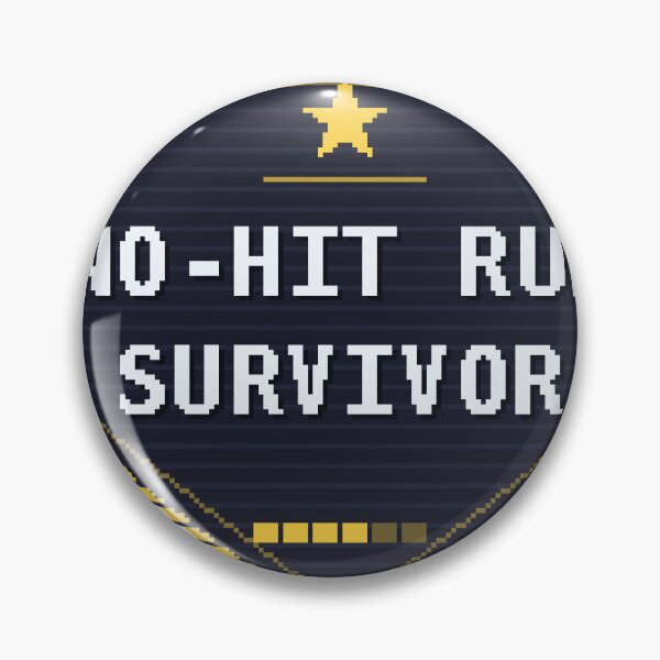 Item preview, No-Hit Run Survivor — Funny Gamer Sticker designed and sold by One More Run.