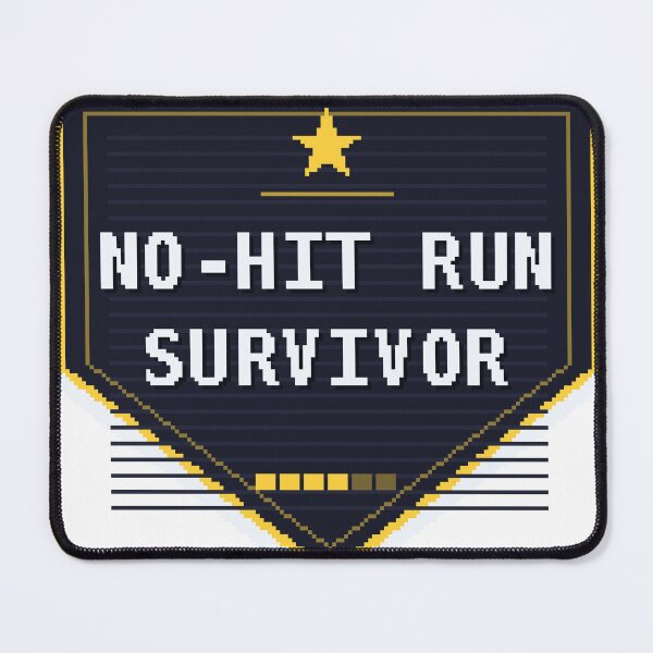 Item preview, No-Hit Run Survivor — Funny Gamer Sticker designed and sold by One More Run.